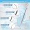 A2Z Scilab 10 Pcs Dental Picks Oral Cleaning Kit Stainless Steel Tools in a Case A2Z-ZR-KIT-120 - alternate 3